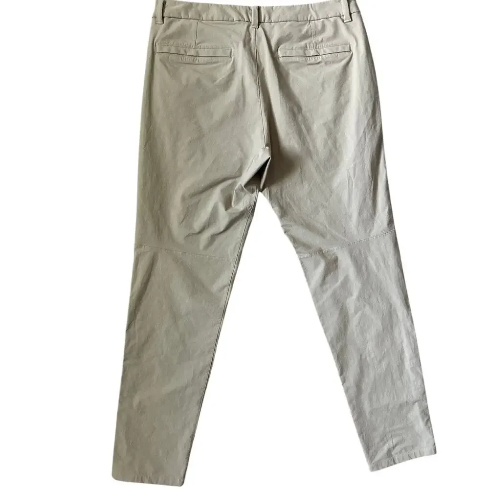 Lululemon Commission Pant Slim *Novelty Canvas in Tofino Sand Size 36